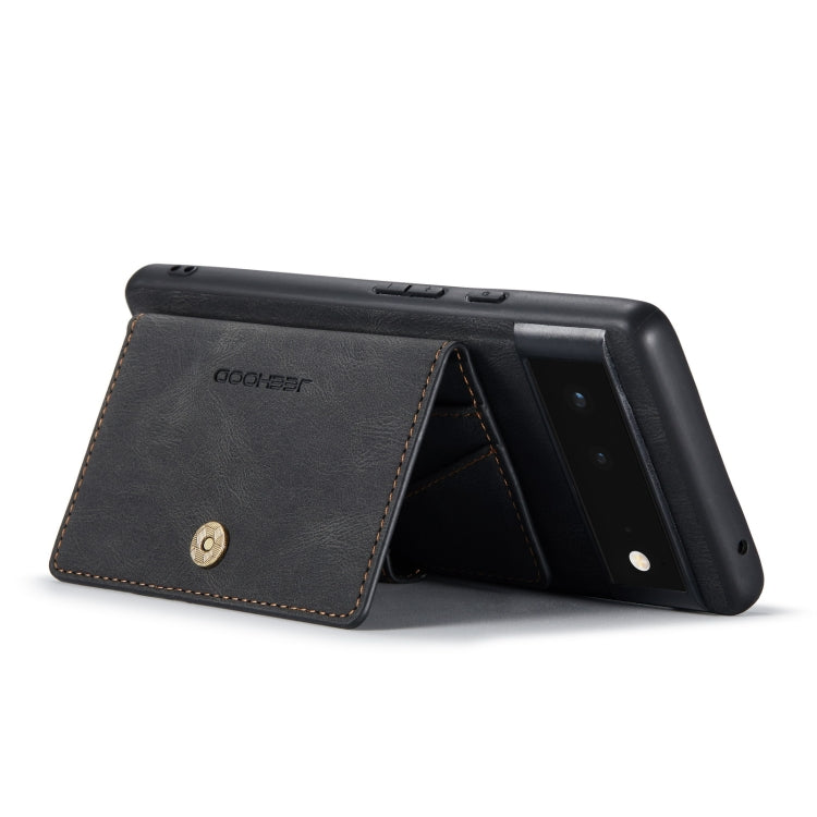 Custodia protettiva per telefono staccabile magnetica retrò JEEHOOD, For Google Pixel 6, For Google Pixel 6 Pro