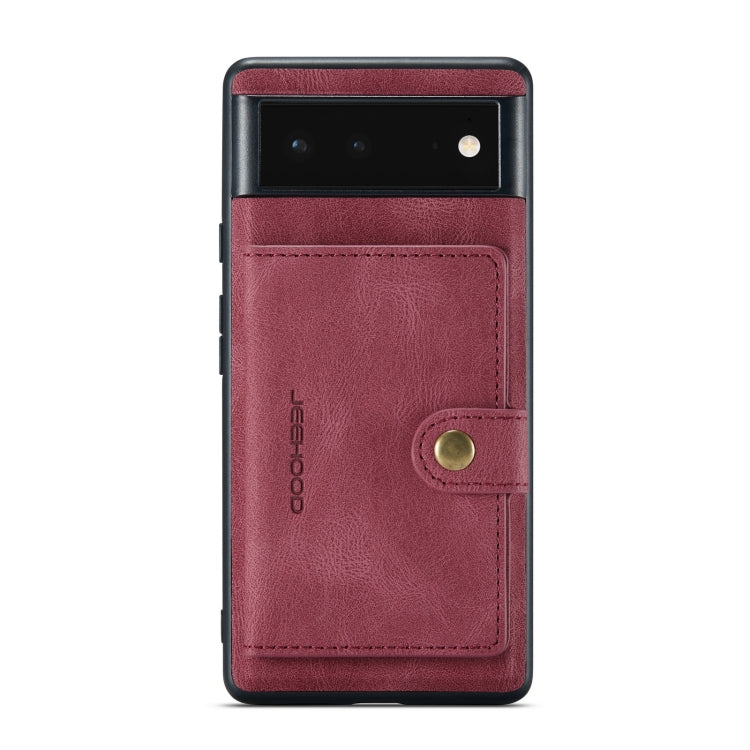Custodia protettiva per telefono staccabile magnetica retrò JEEHOOD, For Google Pixel 6, For Google Pixel 6 Pro