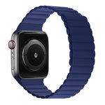 Cinturino con cinturino corto integrato magnetico in silicone per la serie Apple Watch, 7 41mm / 6&SE&5&4 40mm / 3&2&1 38mm, 7 45mm / 6&SE&5&4 44mm / 3&2&1 42mm