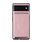 JEEHOOD Custodia in pelle per telefono a conchiglia orizzontale con cerniera magnetica, For Google Pixel 6, For Google Pixel 6 Pro