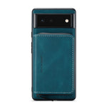 JEEHOOD Custodia in pelle per telefono a conchiglia orizzontale con cerniera magnetica, For Google Pixel 6, For Google Pixel 6 Pro