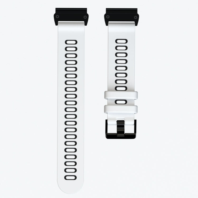 Cinturino in silicone bicolore per Garmin Fenix 6
