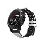 Cinturino in silicone bicolore per Garmin Fenix 6