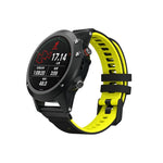 Cinturino in silicone bicolore per Garmin Fenix 6