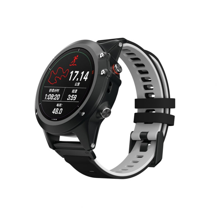 Cinturino in silicone bicolore per Garmin Fenix 6
