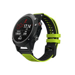 Cinturino in silicone bicolore per Garmin Fenix 6