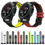 Cinturino in silicone bicolore per Garmin Fenix 6