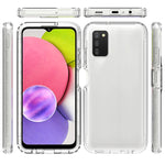 Custodia per telefono PC + TPU a cambiamento graduale bicolore ad alta trasparenza, For Samsung Galaxy A03s 166mm