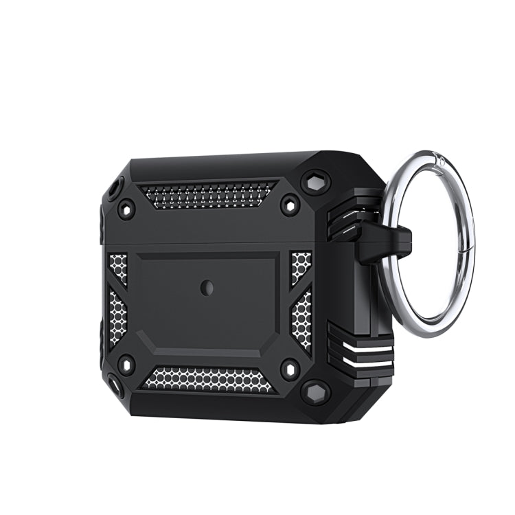 Custodia per auricolari anticaduta in TPU + PC con gancio, For AirPods 3