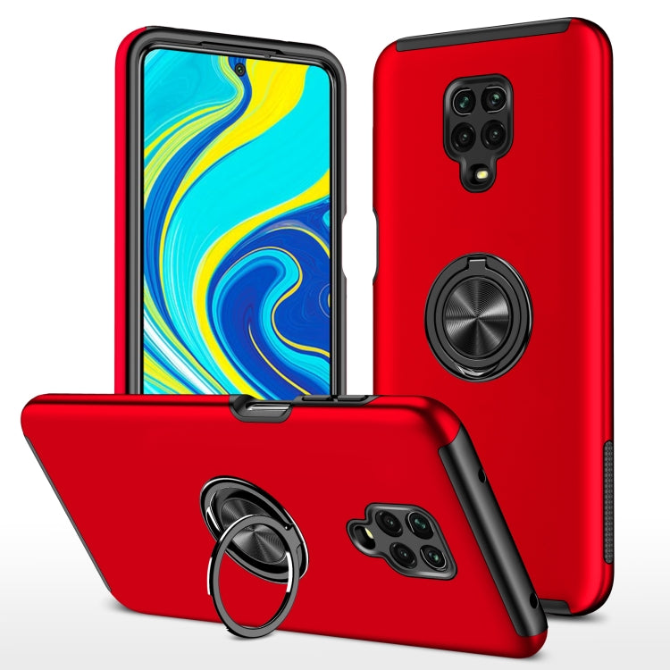 Custodia per telefono magnetica antiurto PC + TPU con supporto per anello invisibile, For Xiaomi Redmi Note 9 Pro / Note 9S, For Xiaomi Redmi Note 10 Pro