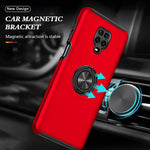 Custodia per telefono magnetica antiurto PC + TPU con supporto per anello invisibile, For Xiaomi Redmi Note 9 Pro / Note 9S, For Xiaomi Redmi Note 10 Pro