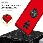 Custodia per telefono magnetica antiurto PC + TPU con supporto per anello invisibile, For Xiaomi Redmi Note 9 Pro / Note 9S, For Xiaomi Redmi Note 10 Pro