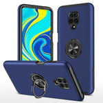 Custodia per telefono magnetica antiurto PC + TPU con supporto per anello invisibile, For Xiaomi Redmi Note 9 Pro / Note 9S, For Xiaomi Redmi Note 10 Pro