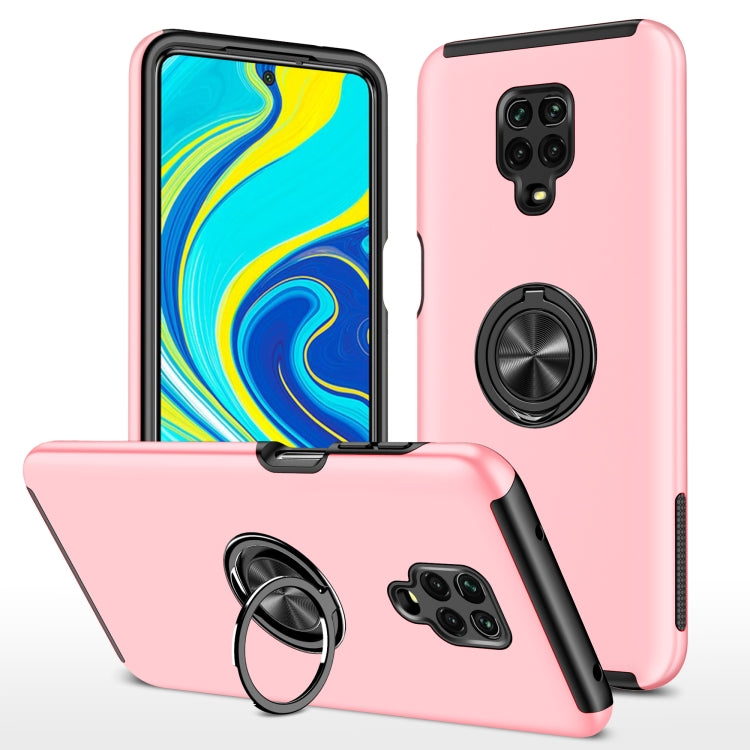 Custodia per telefono magnetica antiurto PC + TPU con supporto per anello invisibile, For Xiaomi Redmi Note 9 Pro / Note 9S, For Xiaomi Redmi Note 10 Pro