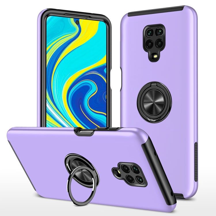 Custodia per telefono magnetica antiurto PC + TPU con supporto per anello invisibile, For Xiaomi Redmi Note 9 Pro / Note 9S, For Xiaomi Redmi Note 10 Pro