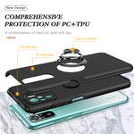 Custodia per telefono magnetica antiurto PC + TPU con supporto per anello invisibile, For Xiaomi Redmi Note 10 4G, For Xiaomi Mi 11 Lite 5G, For Xiaomi Redmi K40, For Xiaomi Redmi Note 10 5G, For Xiaomi Mi 11, For Xiaomi Mi 11 Pro                      ...