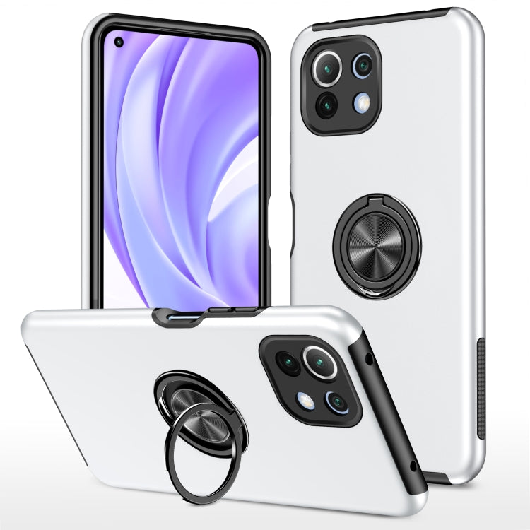 Custodia per telefono magnetica antiurto PC + TPU con supporto per anello invisibile, For Xiaomi Redmi Note 10 4G, For Xiaomi Mi 11 Lite 5G, For Xiaomi Redmi K40, For Xiaomi Redmi Note 10 5G, For Xiaomi Mi 11, For Xiaomi Mi 11 Pro                      ...