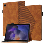 Custodia in pelle per tablet con vibrazione orizzontale Rhombus Skin Feel con slot per schede e supporto, For Samsung Galaxy Tab A8 10.5 2021 X200/X205, For OPPO Realme Pad