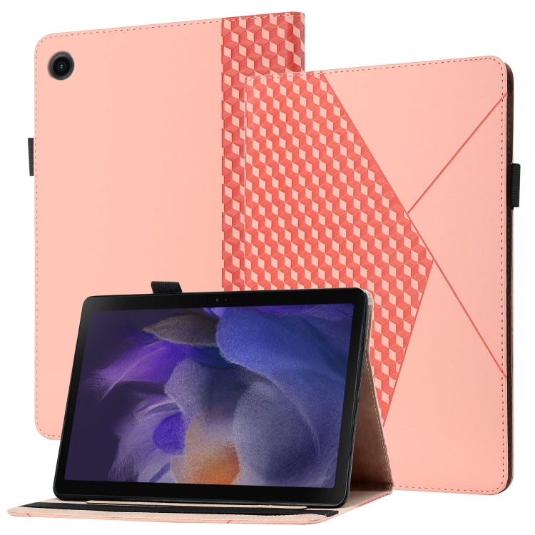 Custodia in pelle per tablet con vibrazione orizzontale Rhombus Skin Feel con slot per schede e supporto, For Samsung Galaxy Tab A8 10.5 2021 X200/X205, For OPPO Realme Pad