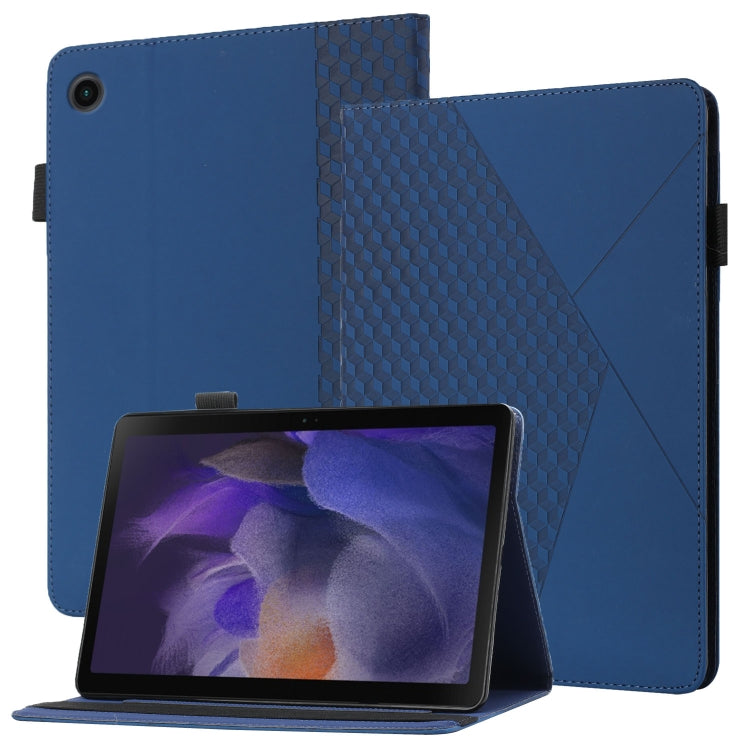 Custodia in pelle per tablet con vibrazione orizzontale Rhombus Skin Feel con slot per schede e supporto, For Samsung Galaxy Tab A8 10.5 2021 X200/X205, For OPPO Realme Pad