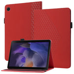 Custodia in pelle per tablet con vibrazione orizzontale Rhombus Skin Feel con slot per schede e supporto, For Samsung Galaxy Tab A8 10.5 2021 X200/X205, For OPPO Realme Pad