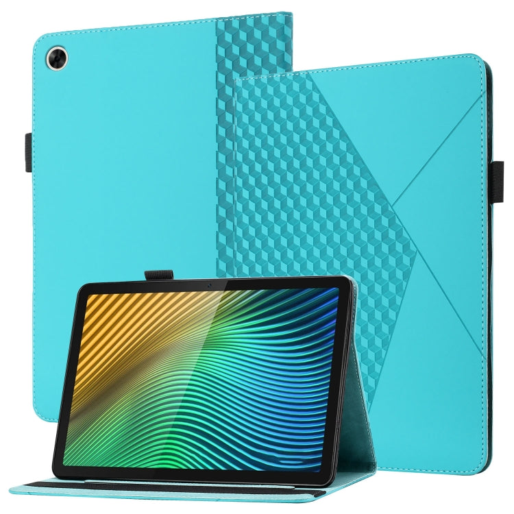 Custodia in pelle per tablet con vibrazione orizzontale Rhombus Skin Feel con slot per schede e supporto, For Samsung Galaxy Tab A8 10.5 2021 X200/X205, For OPPO Realme Pad