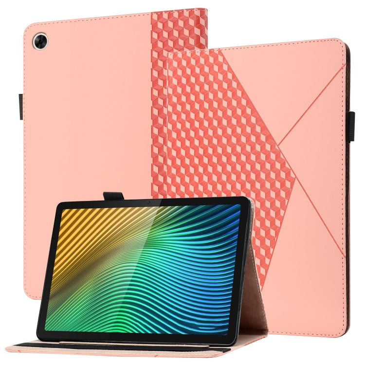 Custodia in pelle per tablet con vibrazione orizzontale Rhombus Skin Feel con slot per schede e supporto, For Samsung Galaxy Tab A8 10.5 2021 X200/X205, For OPPO Realme Pad