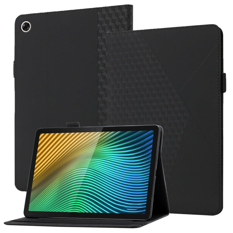 Custodia in pelle per tablet con vibrazione orizzontale Rhombus Skin Feel con slot per schede e supporto, For Samsung Galaxy Tab A8 10.5 2021 X200/X205, For OPPO Realme Pad