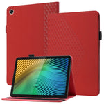 Custodia in pelle per tablet con vibrazione orizzontale Rhombus Skin Feel con slot per schede e supporto, For Samsung Galaxy Tab A8 10.5 2021 X200/X205, For OPPO Realme Pad