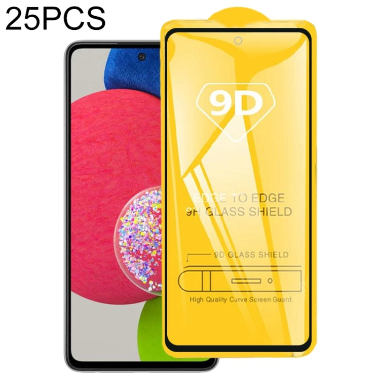 25 pellicole in vetro temperato a schermo intero con colla piena 9D, For Xiaomi Mi 11 Lite 5G NE / Mi 11 Lite 5G (25 PCS), For Samsung Galaxy A52s 5G (25 PCS), For Samsung Galaxy M32 5G (25 PCS)