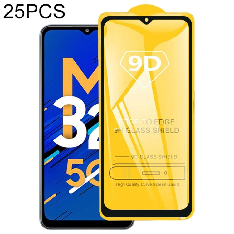 25 pellicole in vetro temperato a schermo intero con colla piena 9D, For Xiaomi Mi 11 Lite 5G NE / Mi 11 Lite 5G (25 PCS), For Samsung Galaxy A52s 5G (25 PCS), For Samsung Galaxy M32 5G (25 PCS)