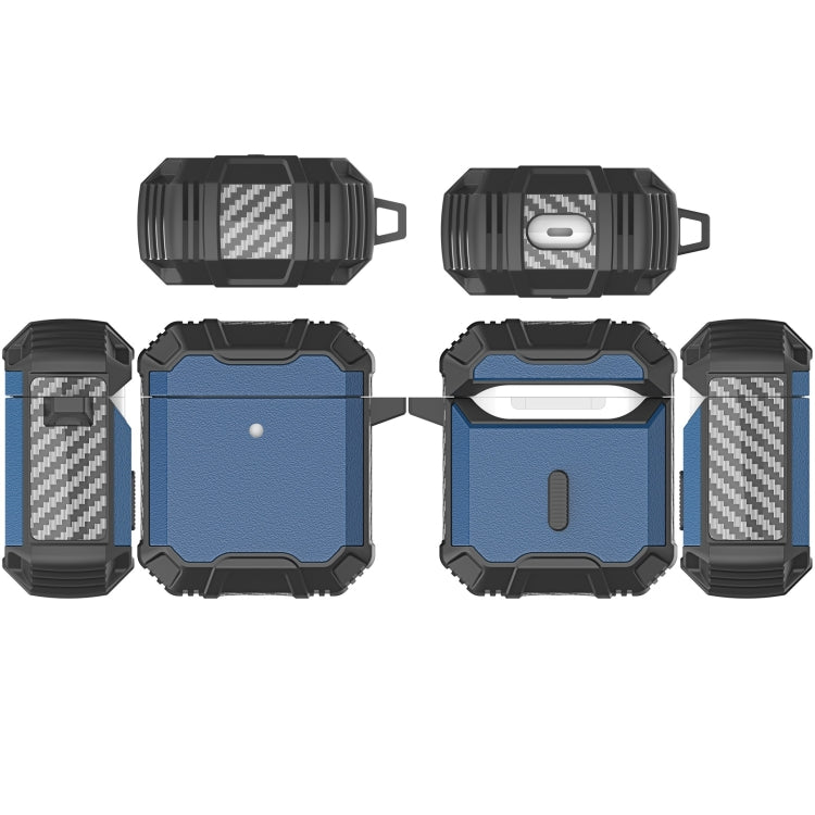 Custodia TPU antiurto con gancio per AirPods 3