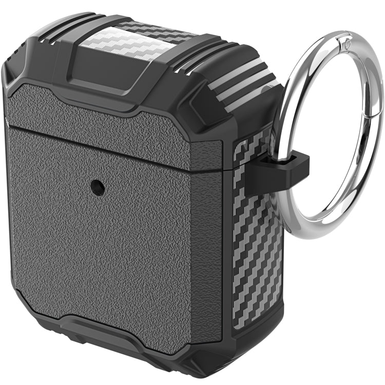 Custodia TPU antiurto con gancio per AirPods 3