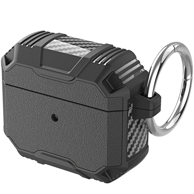 Custodia TPU antiurto con gancio per AirPods 3