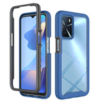 Starry Sky Solid Color Series Custodia protettiva antiurto per PC + telefono in TPU, For OPPO A16