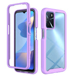 Starry Sky Solid Color Series Custodia protettiva antiurto per PC + telefono in TPU, For OPPO A16