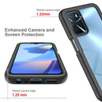 Starry Sky Solid Color Series Custodia protettiva antiurto per PC + telefono in TPU, For OPPO A16