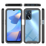 Starry Sky Solid Color Series Custodia protettiva antiurto per PC + telefono in TPU, For OPPO A16