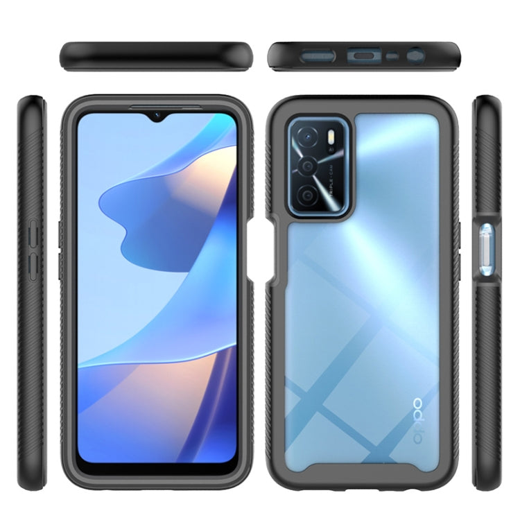 Starry Sky Solid Color Series Custodia protettiva antiurto per PC + telefono in TPU, For OPPO A16