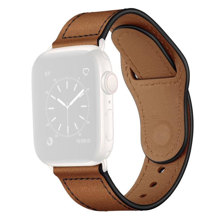 Cinturino di ricambio in pelle per Apple Watch Series, 7 45mm / 6&SE&5&4 44mm / 3&2&1 42mm