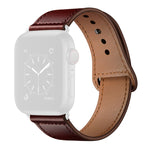 Cinturino di ricambio in pelle per Apple Watch Series, 7 45mm / 6&SE&5&4 44mm / 3&2&1 42mm