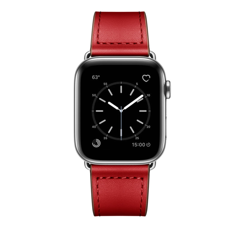Cinturino di ricambio in pelle per Apple Watch Series, 7 41mm / 6&SE&5&4 40mm / 3&2&1 38mm