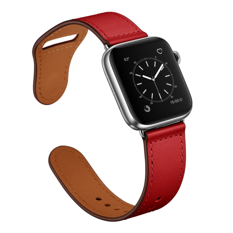 Cinturino di ricambio in pelle per Apple Watch Series, 7 41mm / 6&SE&5&4 40mm / 3&2&1 38mm