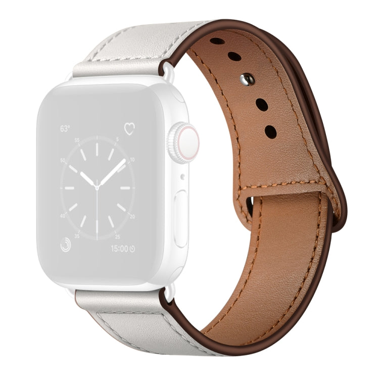 Cinturino di ricambio in pelle per Apple Watch Series, 7 41mm / 6&SE&5&4 40mm / 3&2&1 38mm