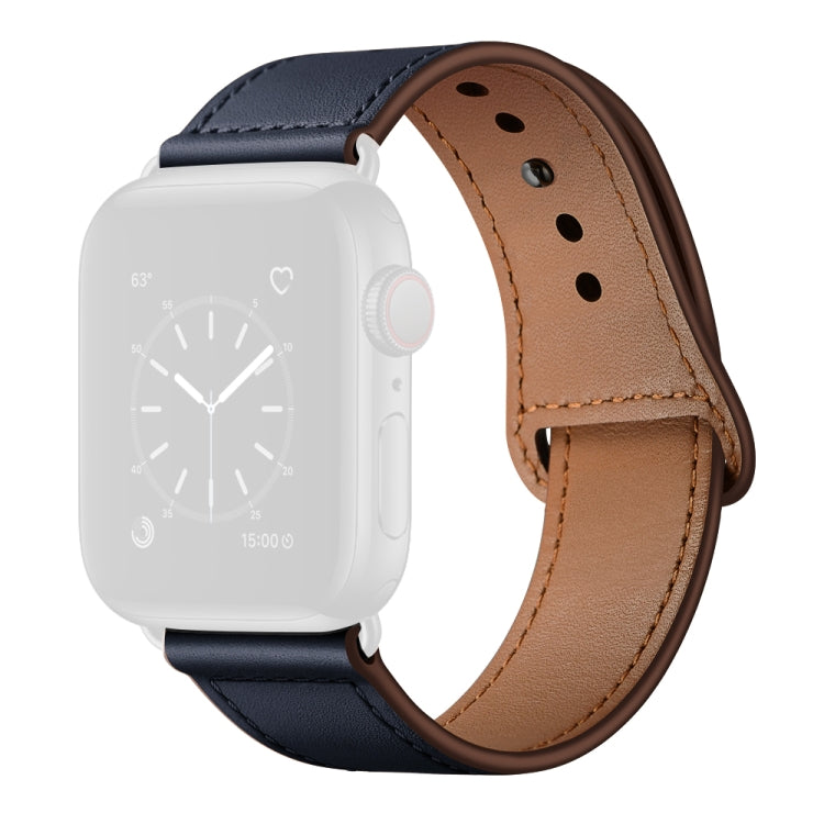 Cinturino di ricambio in pelle per Apple Watch Series, 7 41mm / 6&SE&5&4 40mm / 3&2&1 38mm