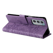 Custodia portafoglio in pelle con flip e slot carte