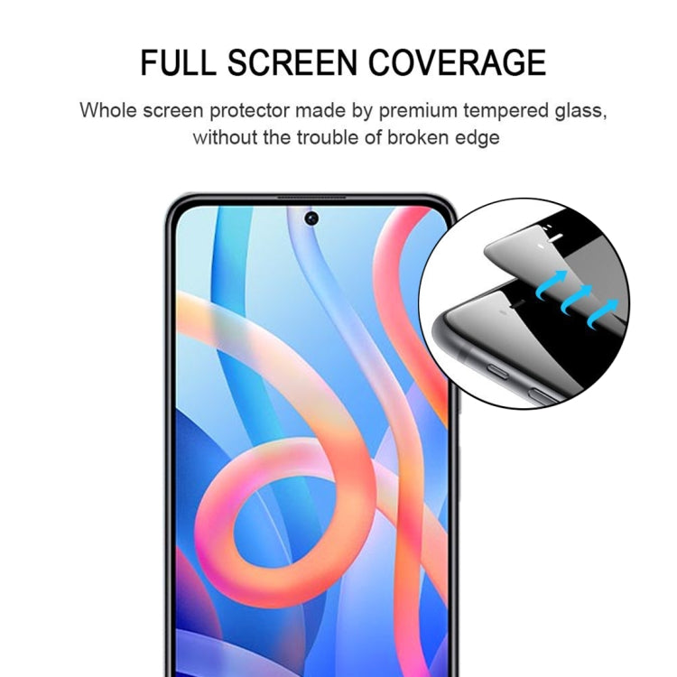Pellicola in vetro temperato a schermo intero con colla intera da 25 pezzi, For Xiaomi Redmi Note 11 China / Poco M4 Pro 5G(25 PCS), For Xiaomi Redmi Note 11 Pro / 11 Pro+(25 PCS)