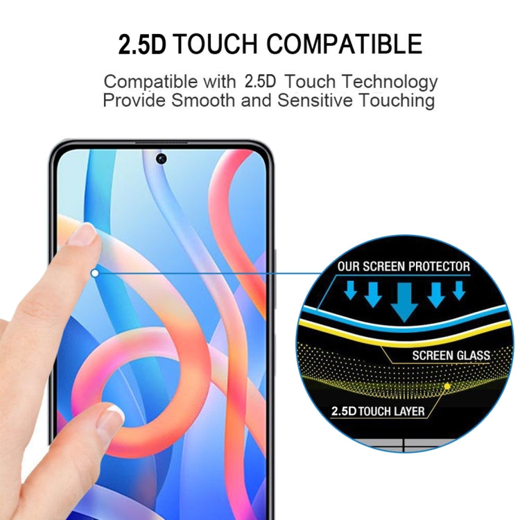 Pellicola in vetro temperato a schermo intero con colla intera da 25 pezzi, For Xiaomi Redmi Note 11 China / Poco M4 Pro 5G(25 PCS), For Xiaomi Redmi Note 11 Pro / 11 Pro+(25 PCS)