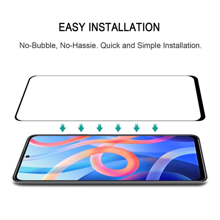 Pellicola in vetro temperato a schermo intero con colla intera da 25 pezzi, For Xiaomi Redmi Note 11 China / Poco M4 Pro 5G(25 PCS), For Xiaomi Redmi Note 11 Pro / 11 Pro+(25 PCS)