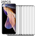 Pellicola in vetro temperato a schermo intero con colla intera da 25 pezzi, For Xiaomi Redmi Note 11 China / Poco M4 Pro 5G(25 PCS), For Xiaomi Redmi Note 11 Pro / 11 Pro+(25 PCS)